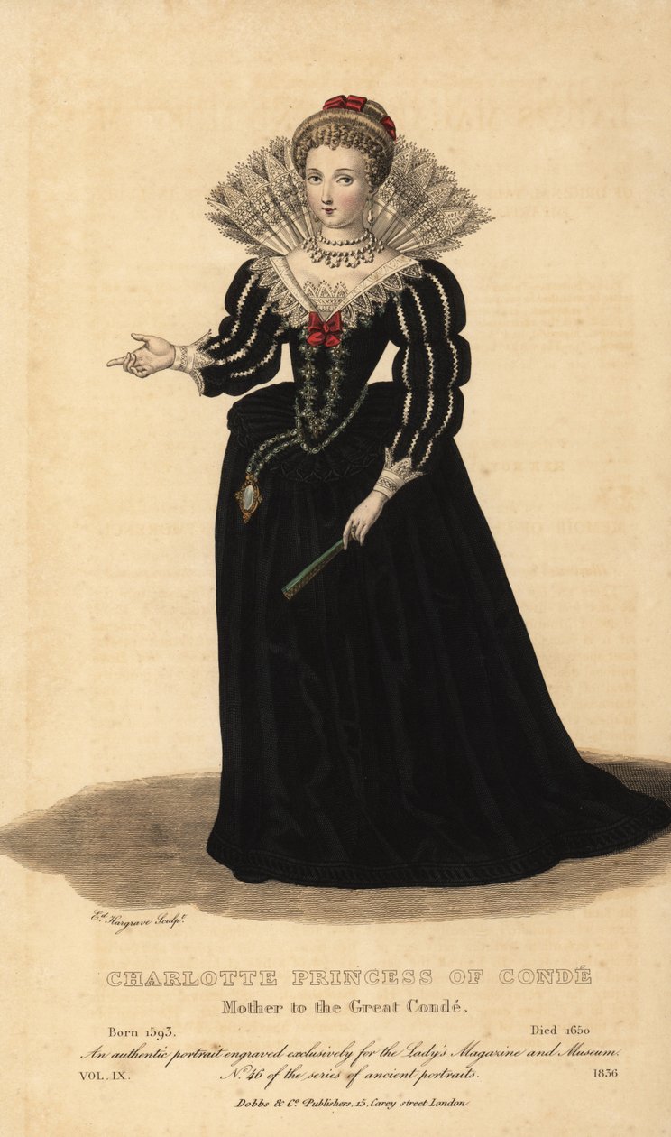 Charlotte Marguerite de Montmorency, princezna z Conde, matka Velkého Conde, 1593-1650 od Unknown