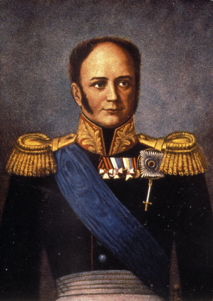 Císař Alexandr I. (1777 - 1825). od Unknown