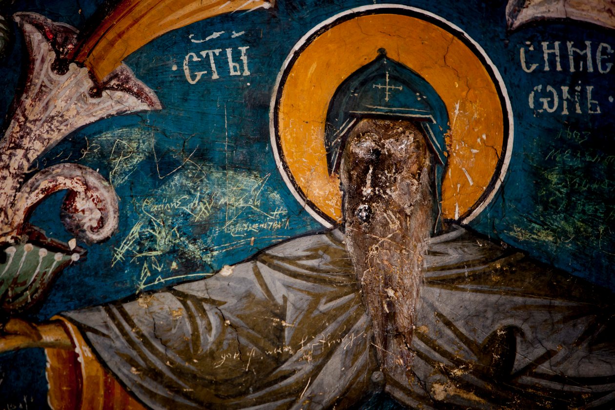 Freska s genealogií dynastie Nemanjic od Unknown