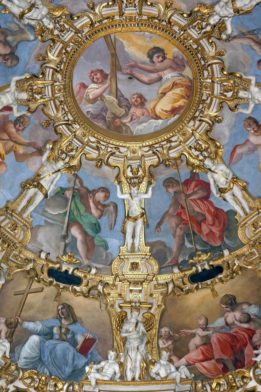 Interiér Madonna della Ghiara, Reggio Emilia, Emilia-Romagna, Itálie od Unknown