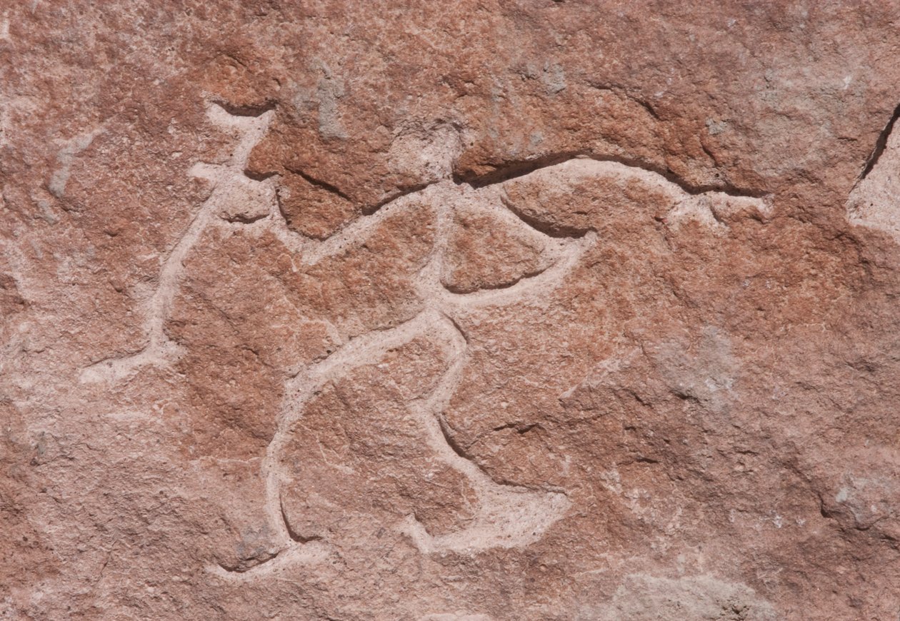 Pona Petroglyfy Na útesech U řeky Loa od Unknown
