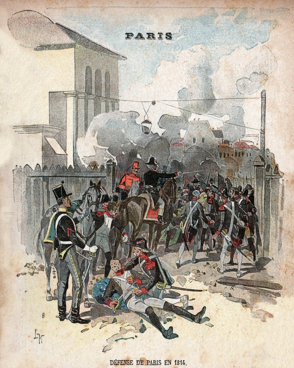 Obležení Paříže, 1815. Obležení Paříže, 1815. od Unknown