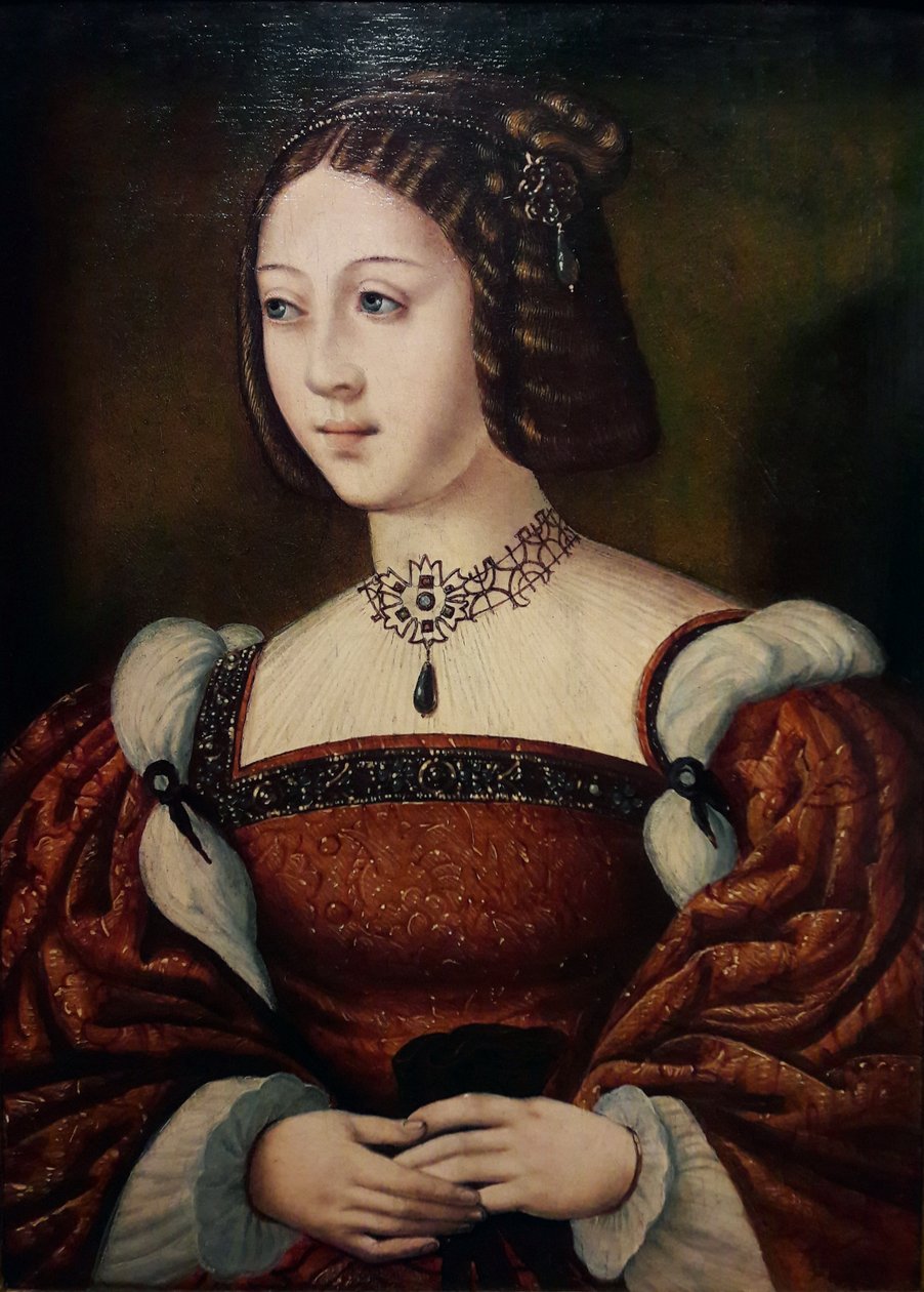 Portrét Isabelly Portugalska (1503-1539) od Anonymous