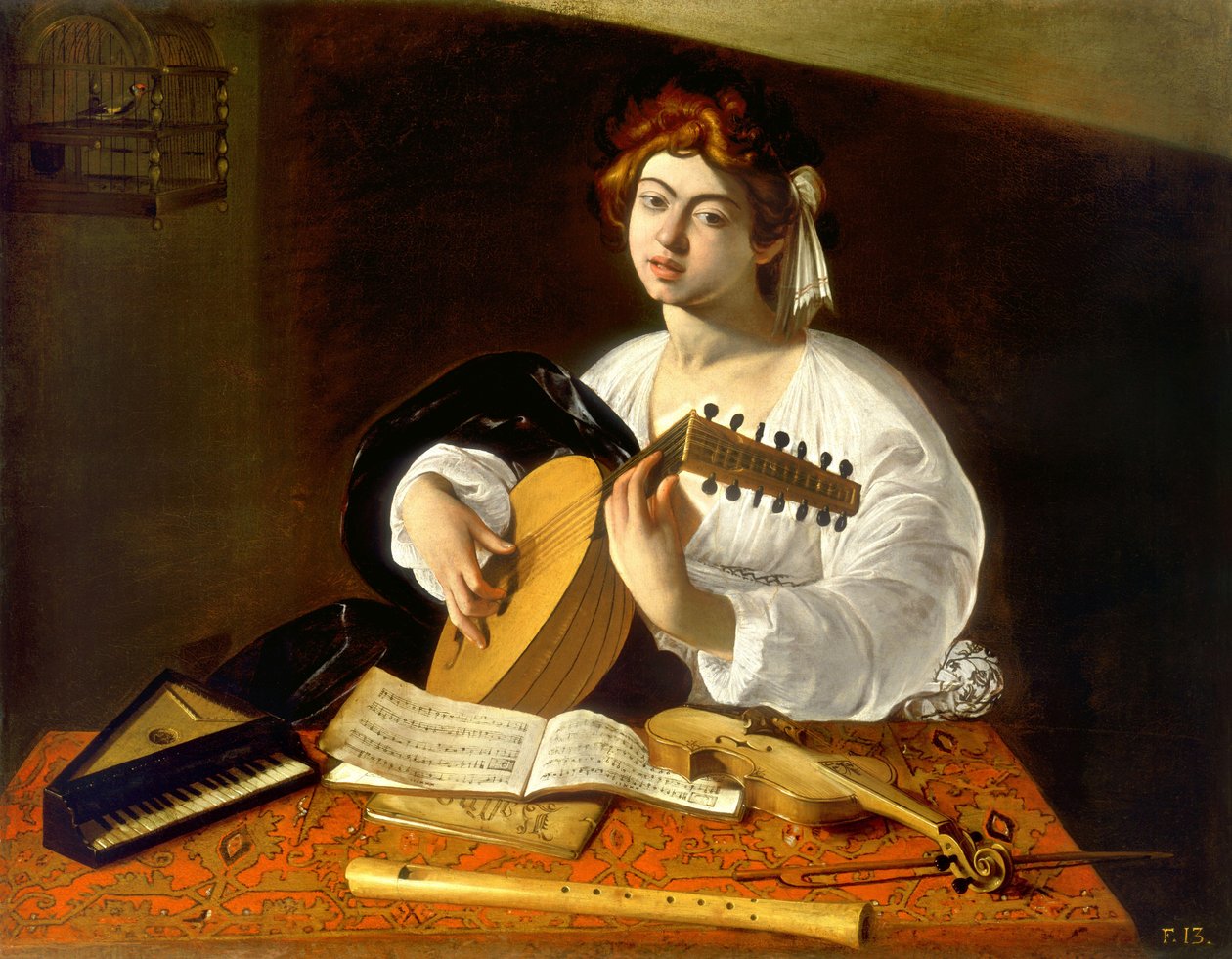 The Lute Player od Michelangelo Merisi Caravaggio