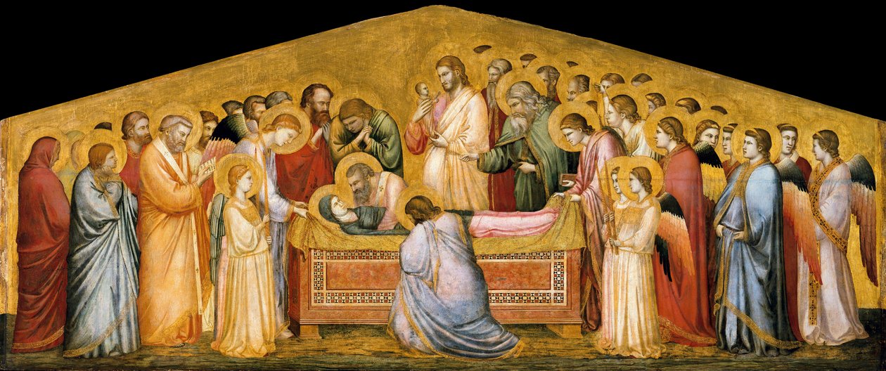 Pohřeb Marie od Giotto di Bondone