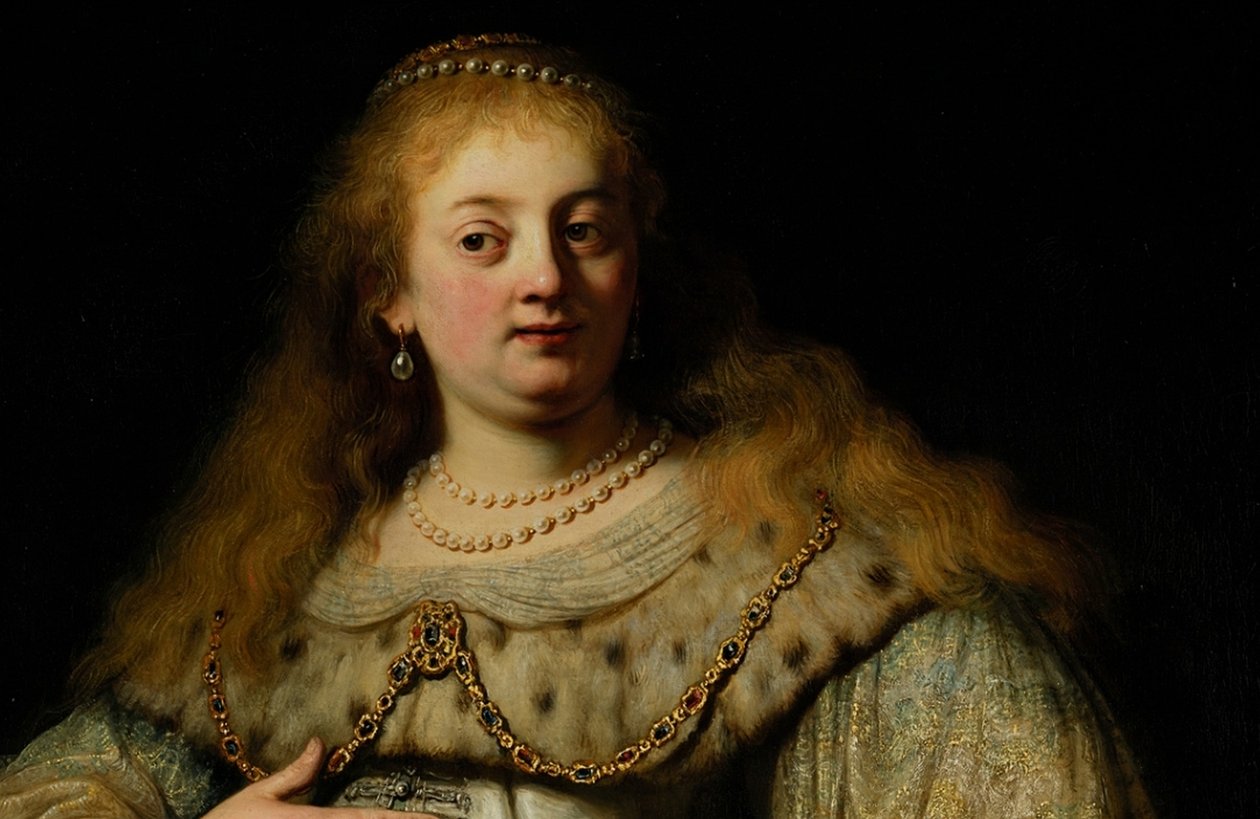 Artemisia, detail od Rembrandt van Rijn