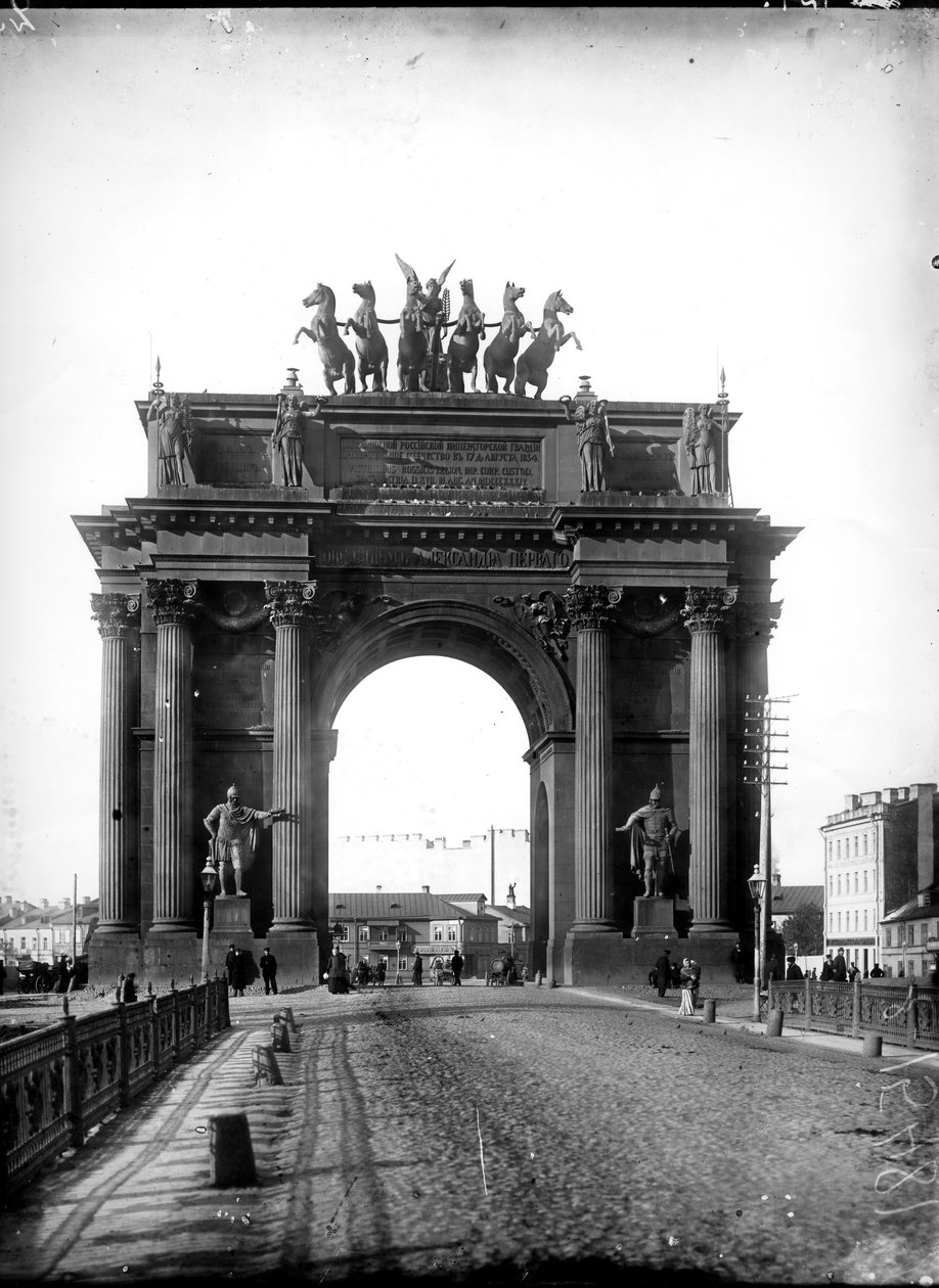 Brána Narva, Petrohrad, 1910 od Russian Photographer