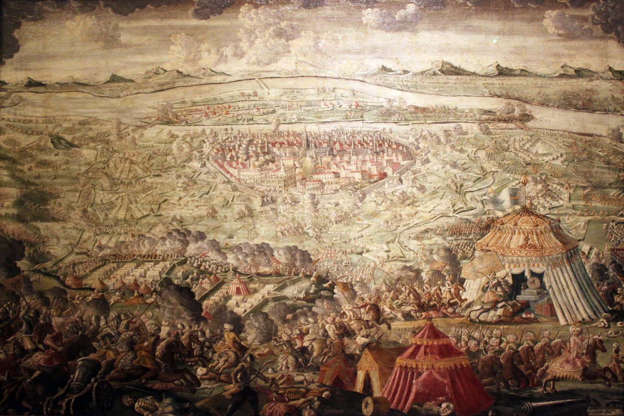 Reliéf Vídně 12. září 1683 od Unknown