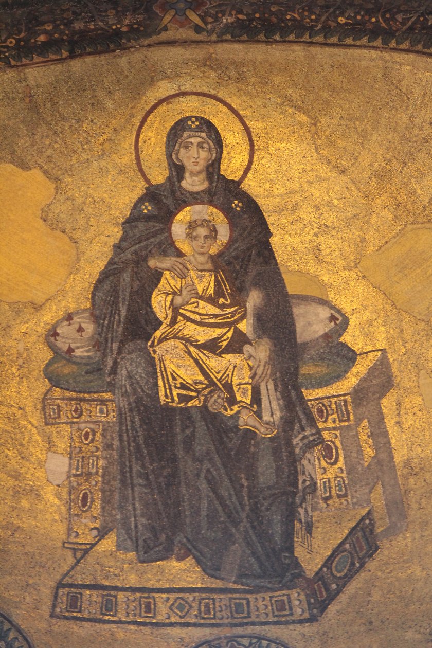 Theotokos v Hagia Sophia od Unknown