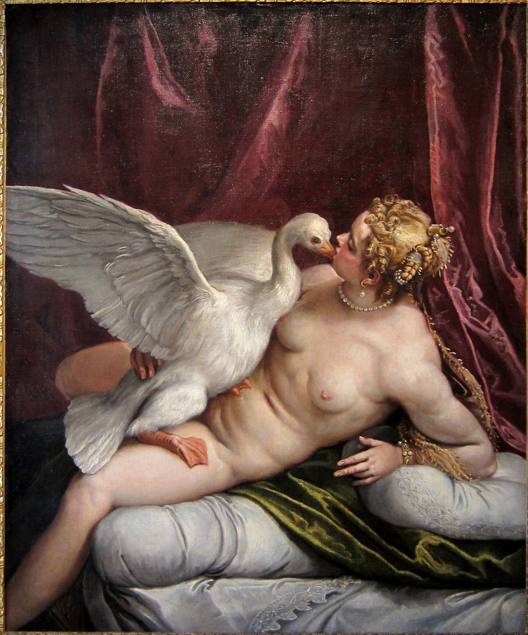 Leda a labuť od Veronese