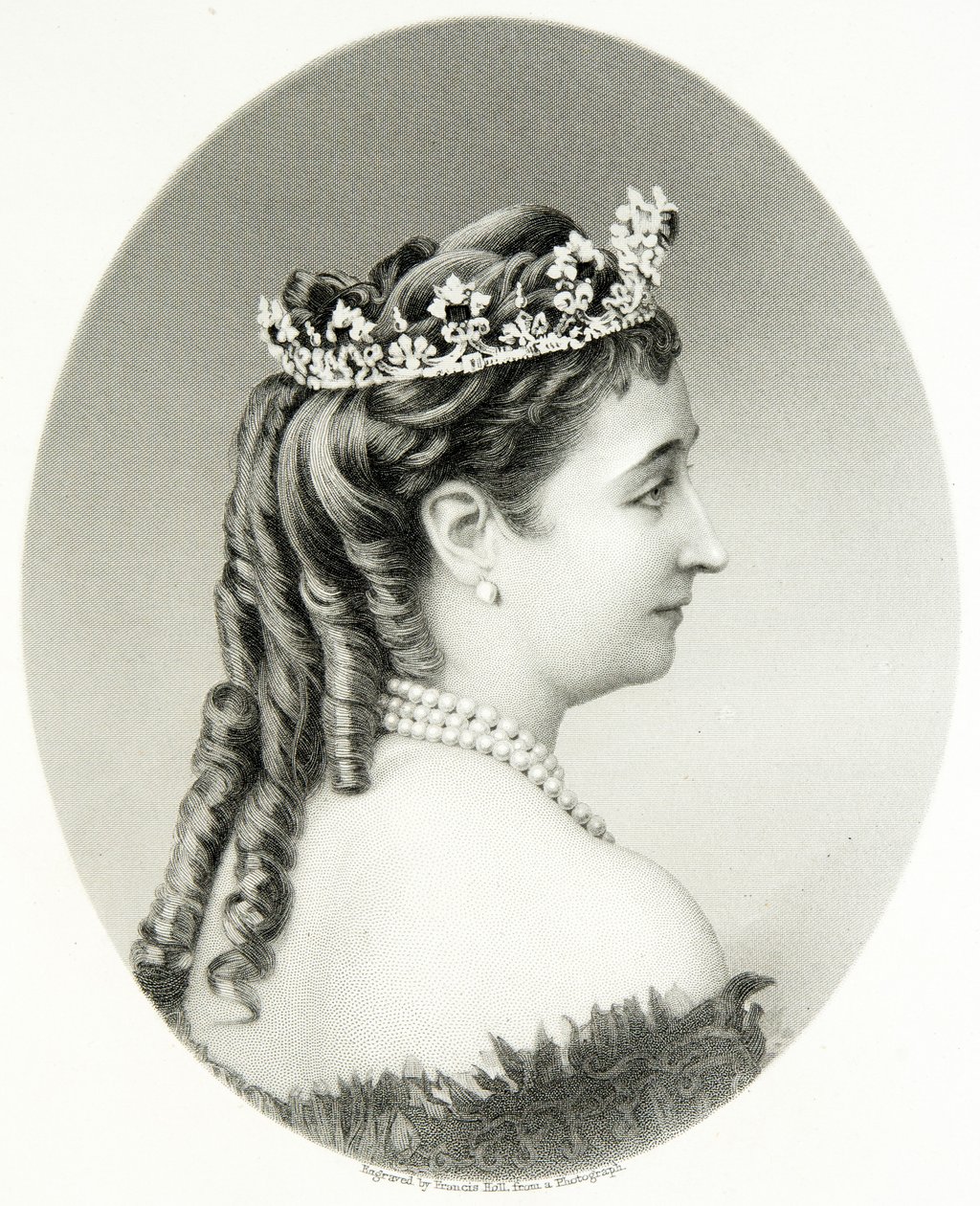Eugenie (rytina) od (after) English photographer