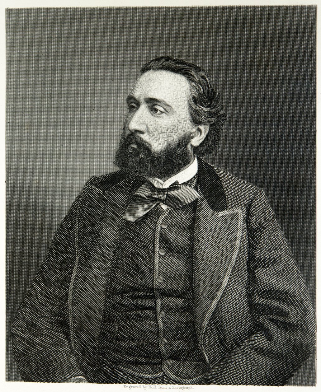 Leon Gambetta (rytina) od (after) English photographer