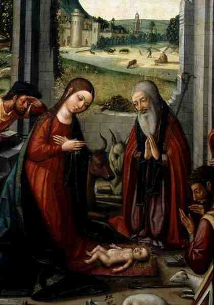 Narození od (attr. to) Master of Jativa