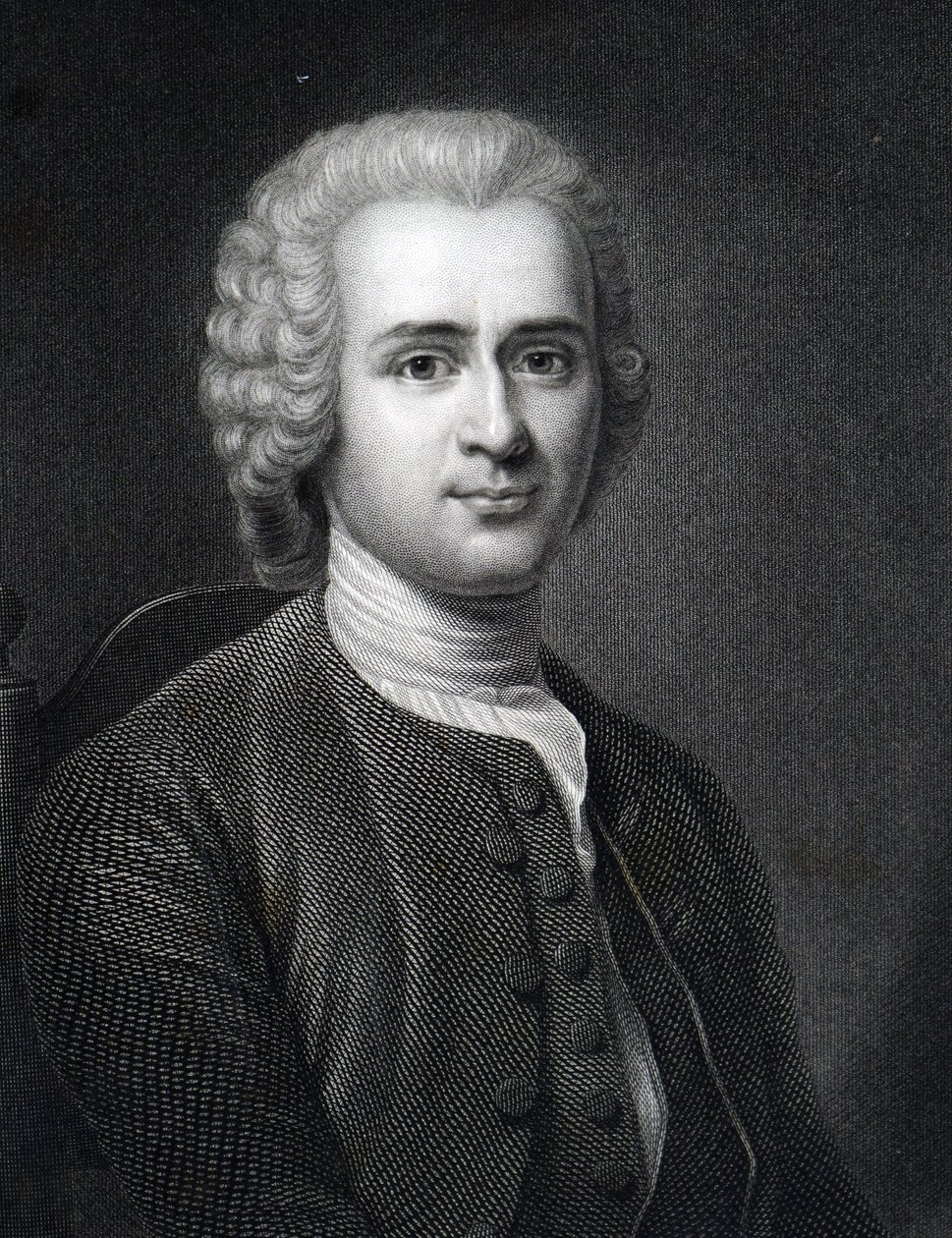 Jean-Jacques Rousseau. od Unknown