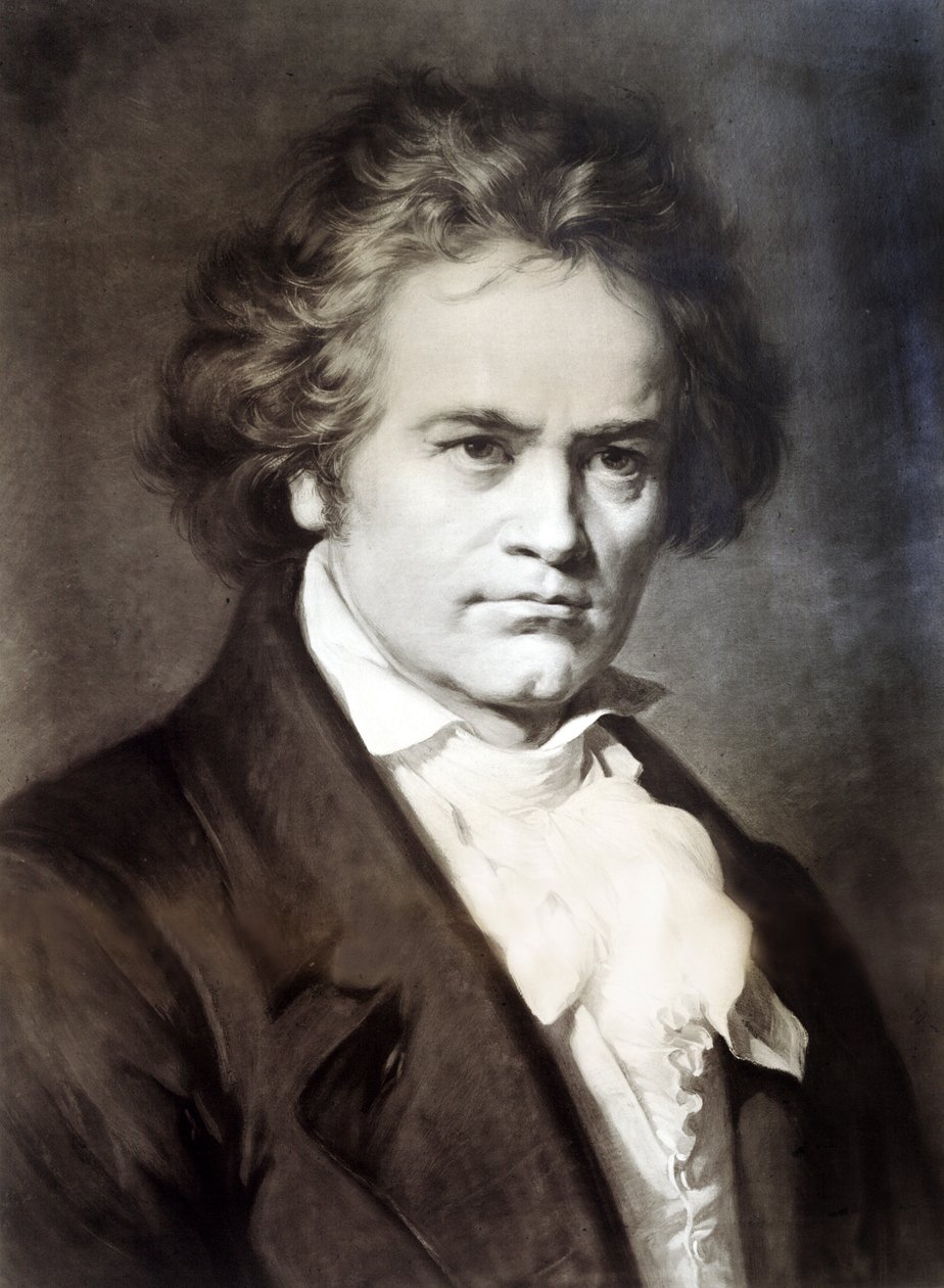 Ludwig van Beethoven, skladatel. od Unknown