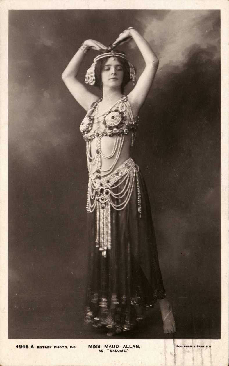 Slečna Maud Allan jako Salome od Unknown