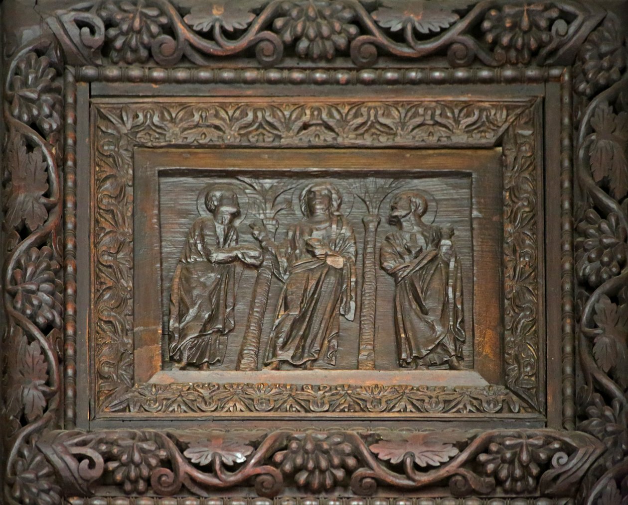 Panel ze dveří 5C: Kristus se dvěma učedníky od Unknown