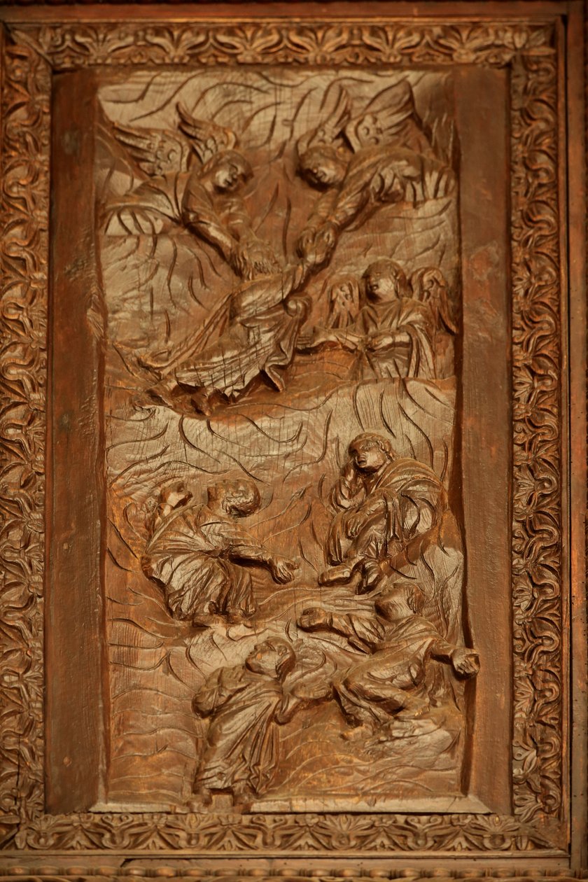 Panel ze dveří 5C: Nanebevstoupení od Unknown