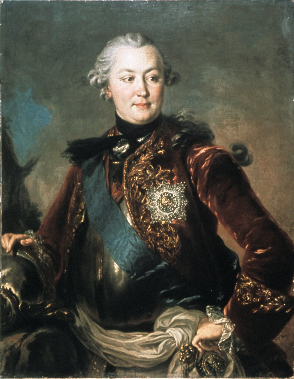 Portrét hraběte Grigorije Orlova (1734 - 1783), Olejomalba Stefana Torelliho. od Unknown