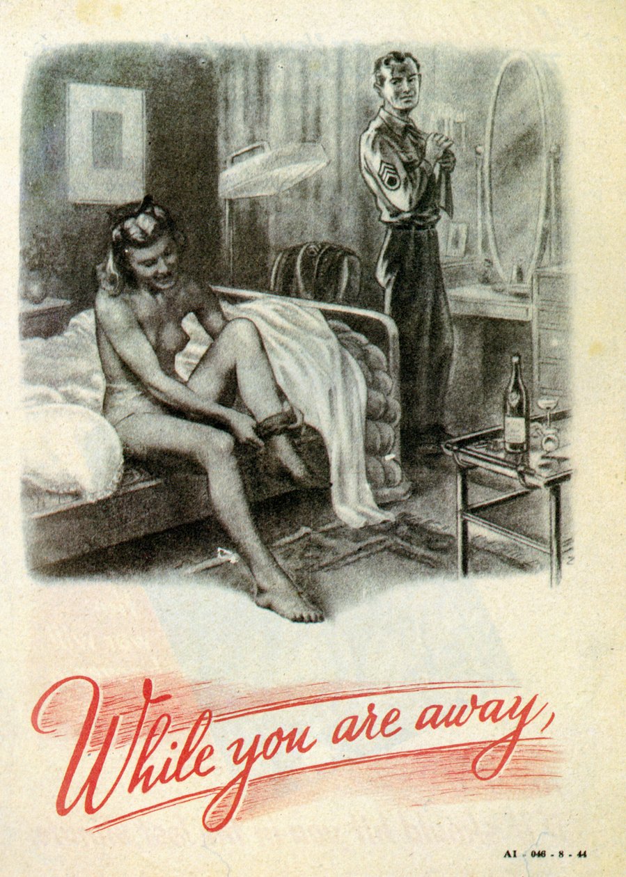 Propaganda ironica ai danni degli inglesi. Zatímco jsi pryč. 1940 od Unknown