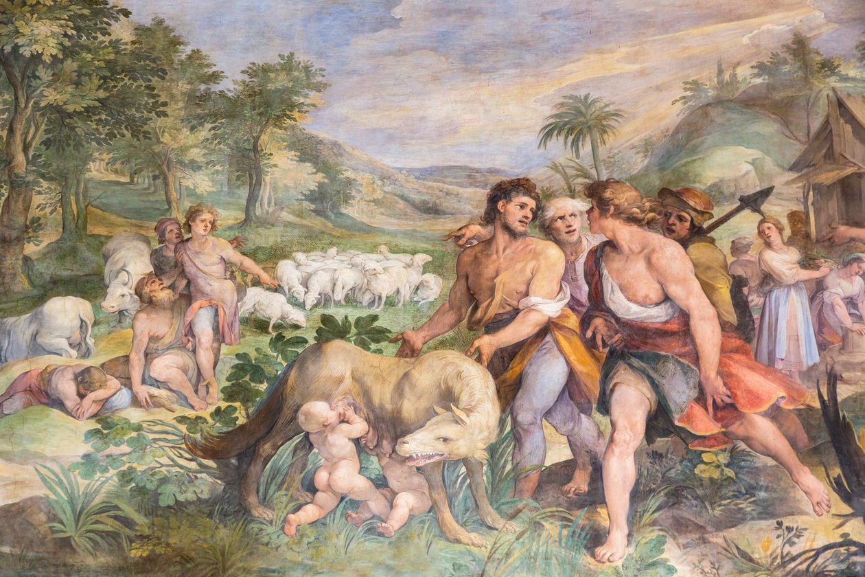 Romulus a Remus, Řím, Itálie od Unknown