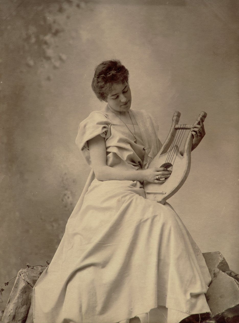 Divadelní herečka - Lady of Via Serragli (jaké krásné stvoření!) od Unknown