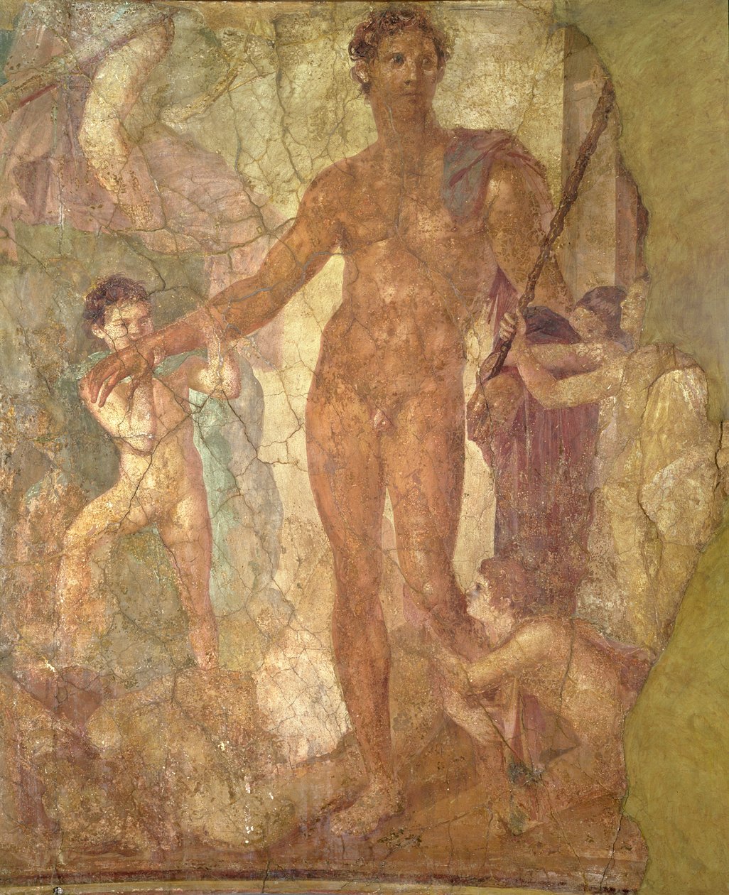 Theseus a Minotaurus, Pompeje od Unknown