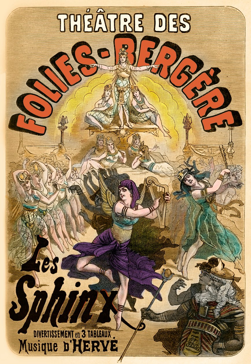 Theater des Folies-Begère - plakát od Unknown
