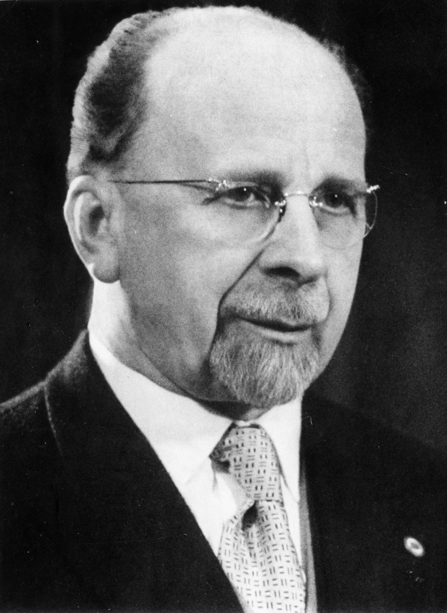 Walter Ulbricht, předseda Státní rady Gdr a první tajemník ústředního výboru Strany socialistické jednoty Německa (Sed), 1961. od Unknown