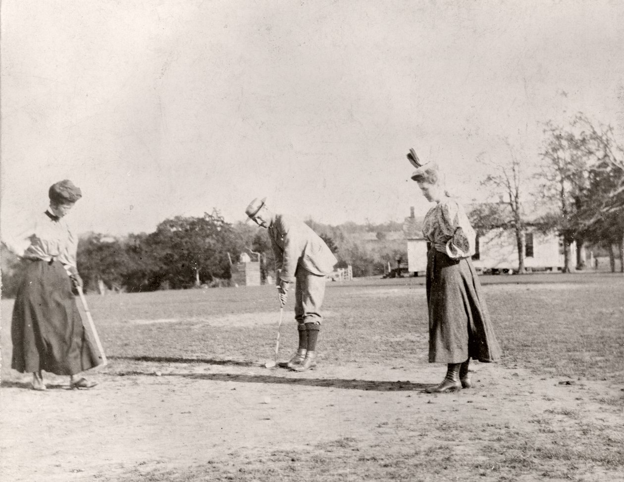 Golf v Dallasu, kolem roku 1900 od American Photographer