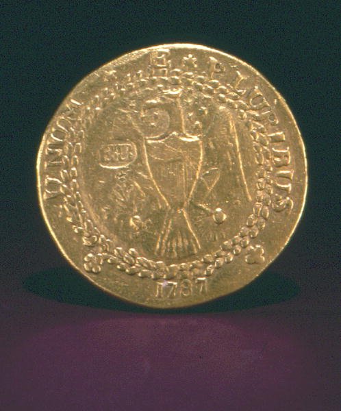 Brasher Doubloon, New York, 1787 (zlato) od American School