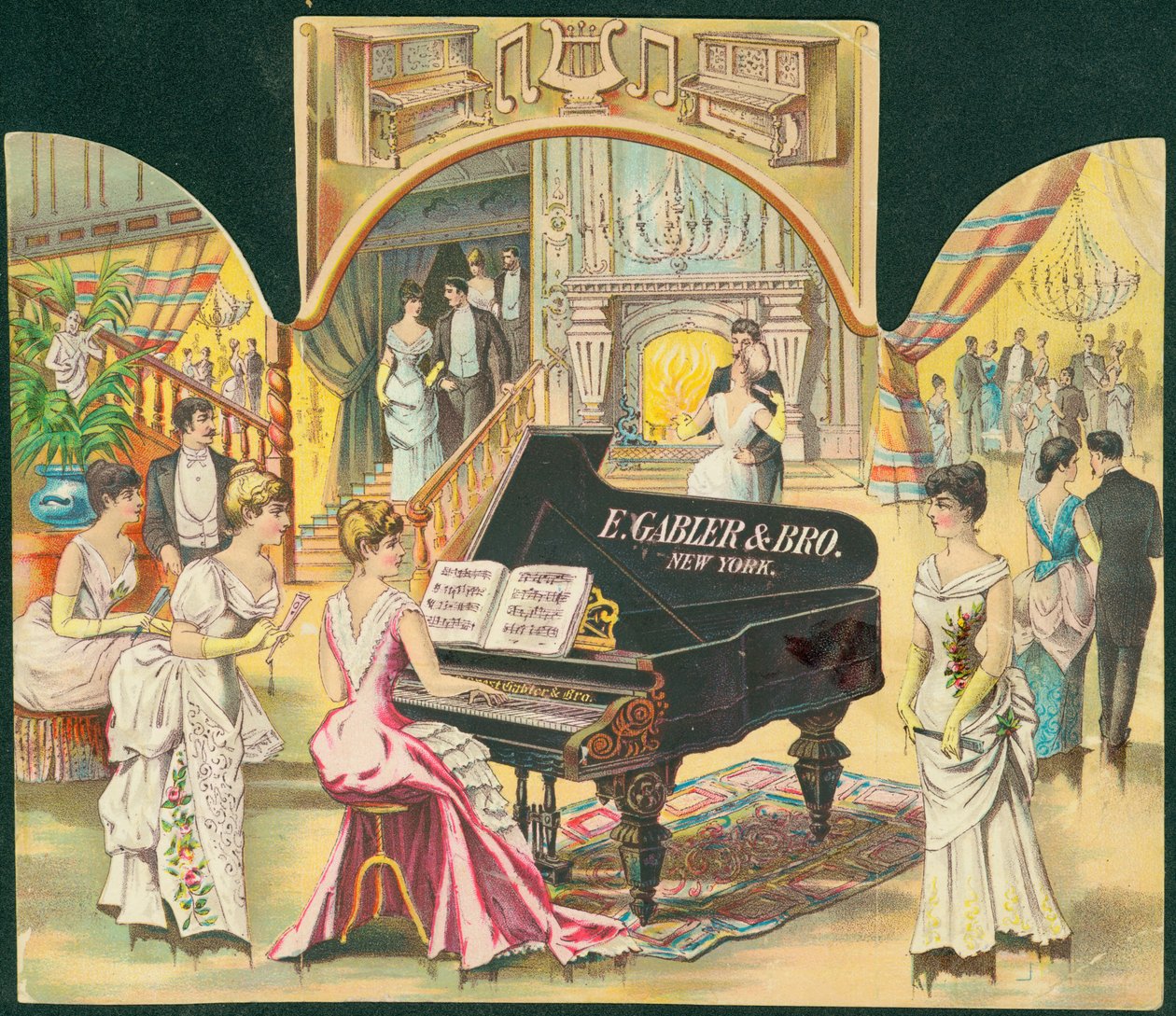 E. Gabler & Bro., New York [klavíry] od American School