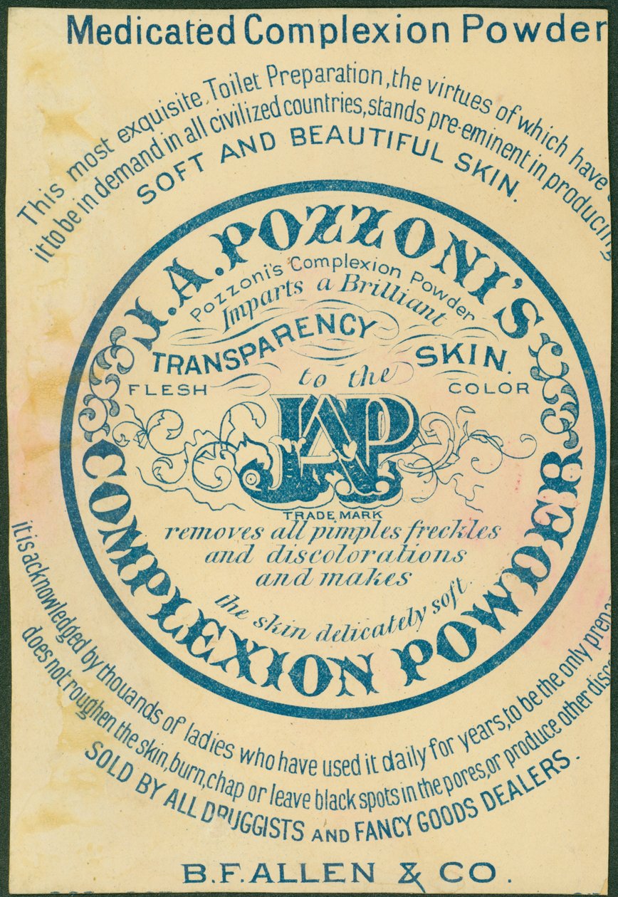 J.A. Pozzonis Complexion Powder [vizitka verso] od American School