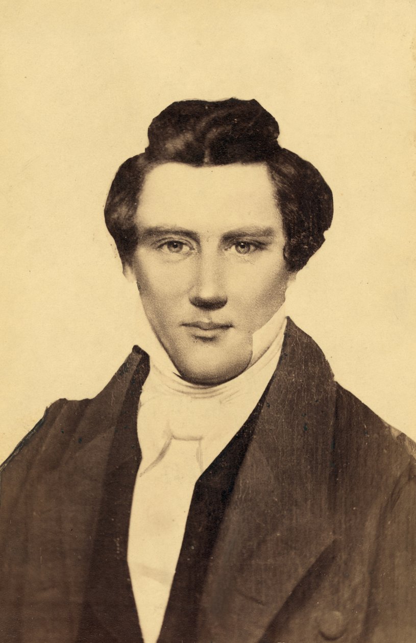 Portrét Josepha Smitha (1805-44), zakladatele mormonismu. od American School