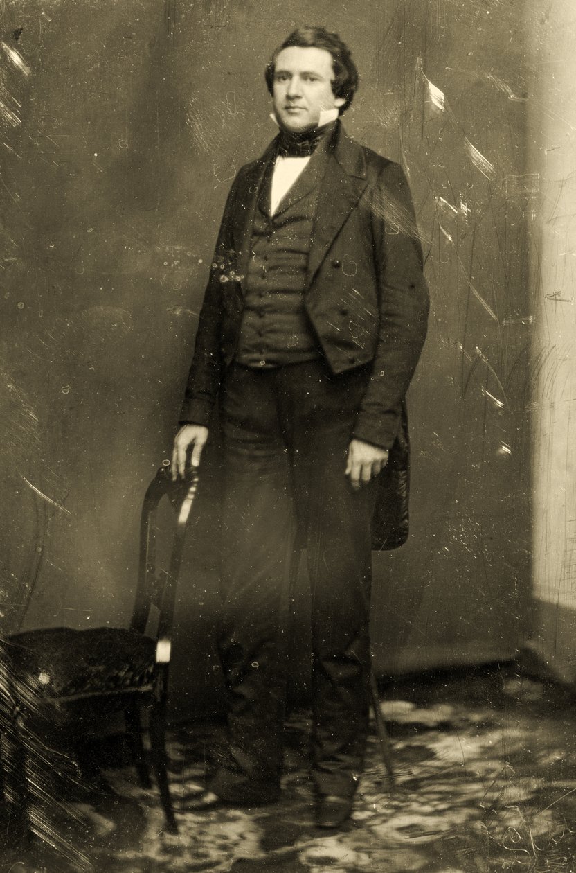 Portrét Josepha Smithe (1805-44), zakladatele mormonismu . od American School