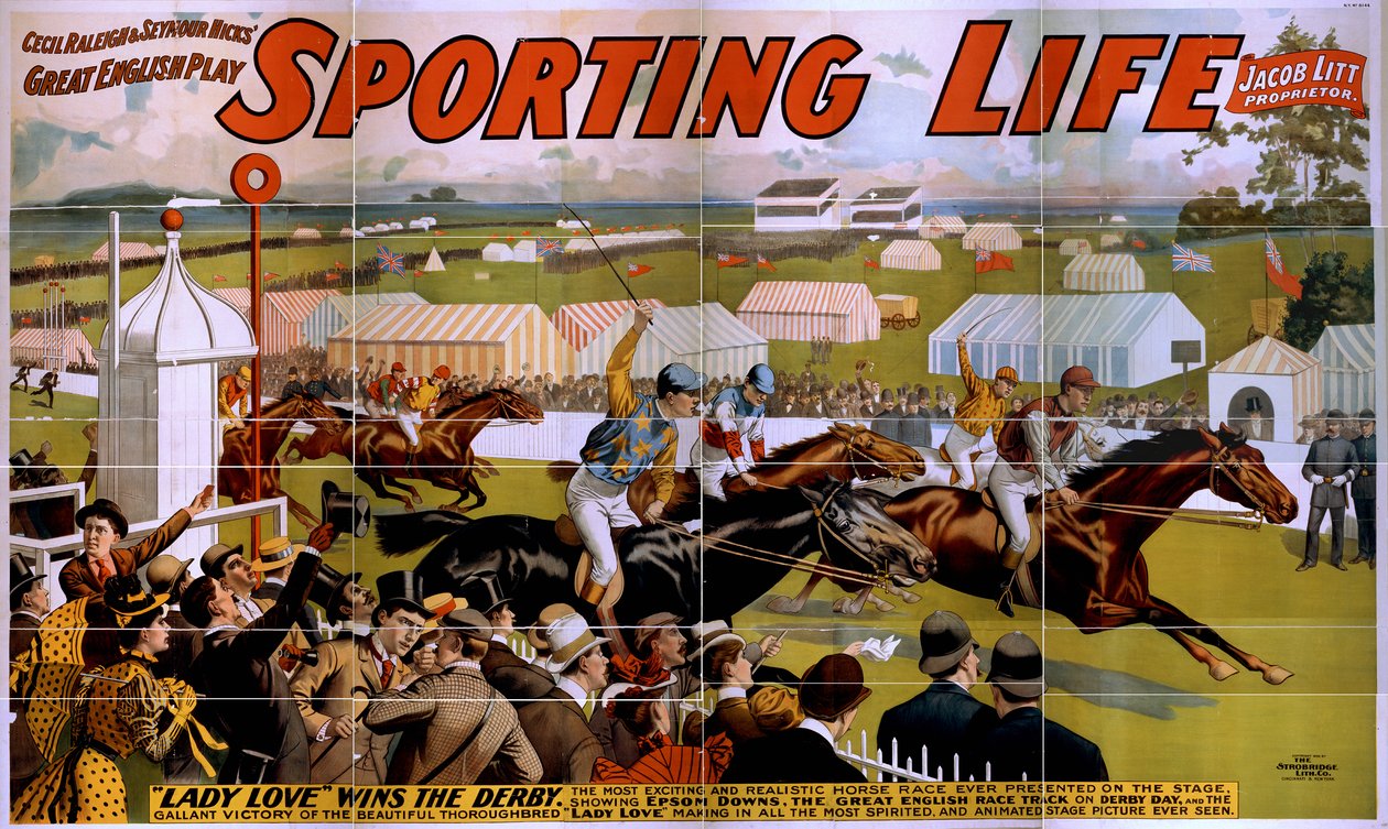 Plakát Sporting Life, 1898 od American School