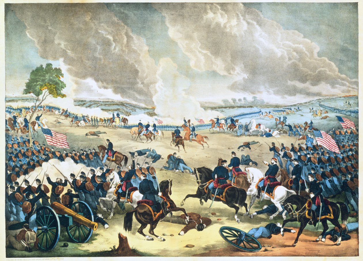 Bitva u Gettysburgu, kolem roku 1863 od American School