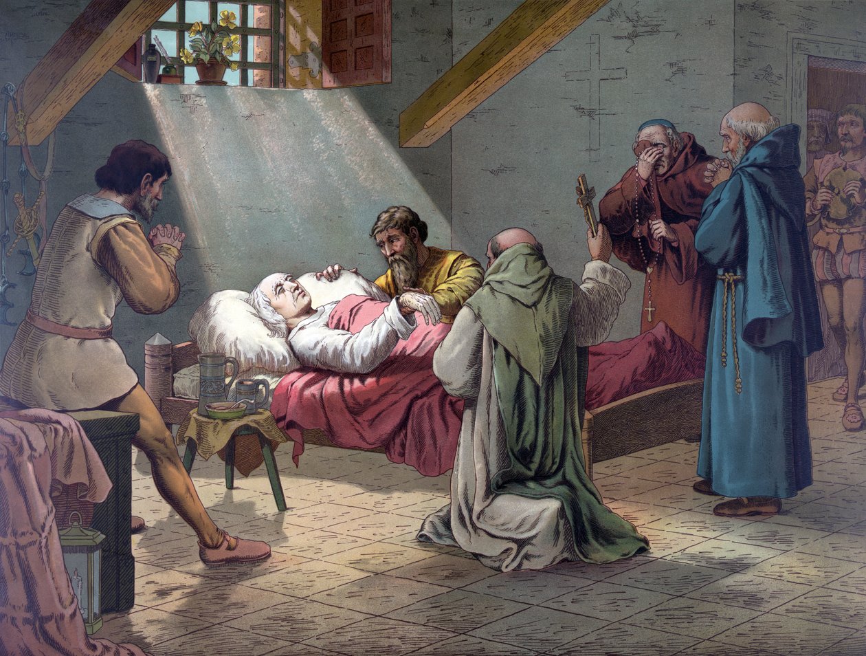 The Death of Columbus, pub. 1893 od American School