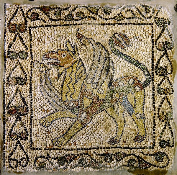 A Griffin, 1213 (mozaika) od Byzantine