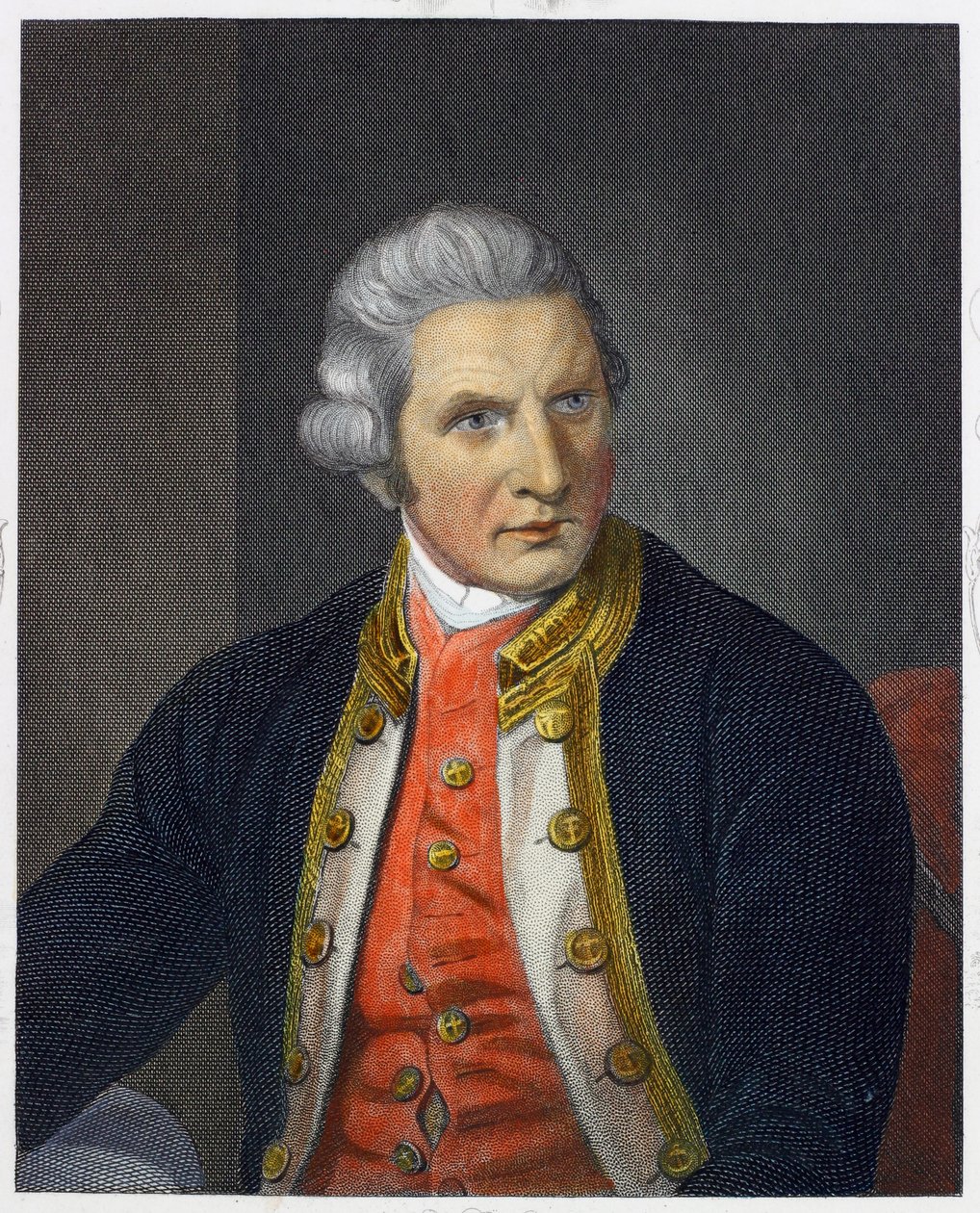 kapitán James Cook od English School