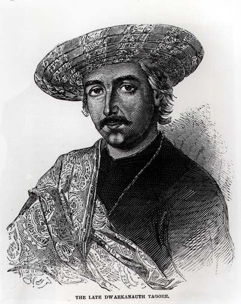 Dwarkanath Tagore (1794-1846) od English School