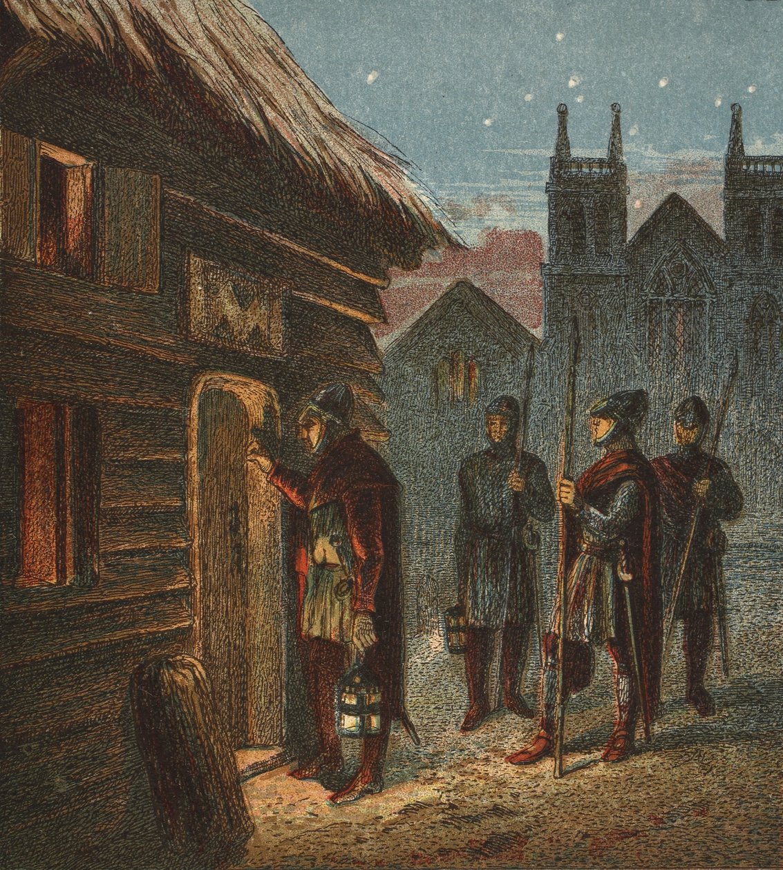 Zákaz vycházení, hospoda. 1890 od English School