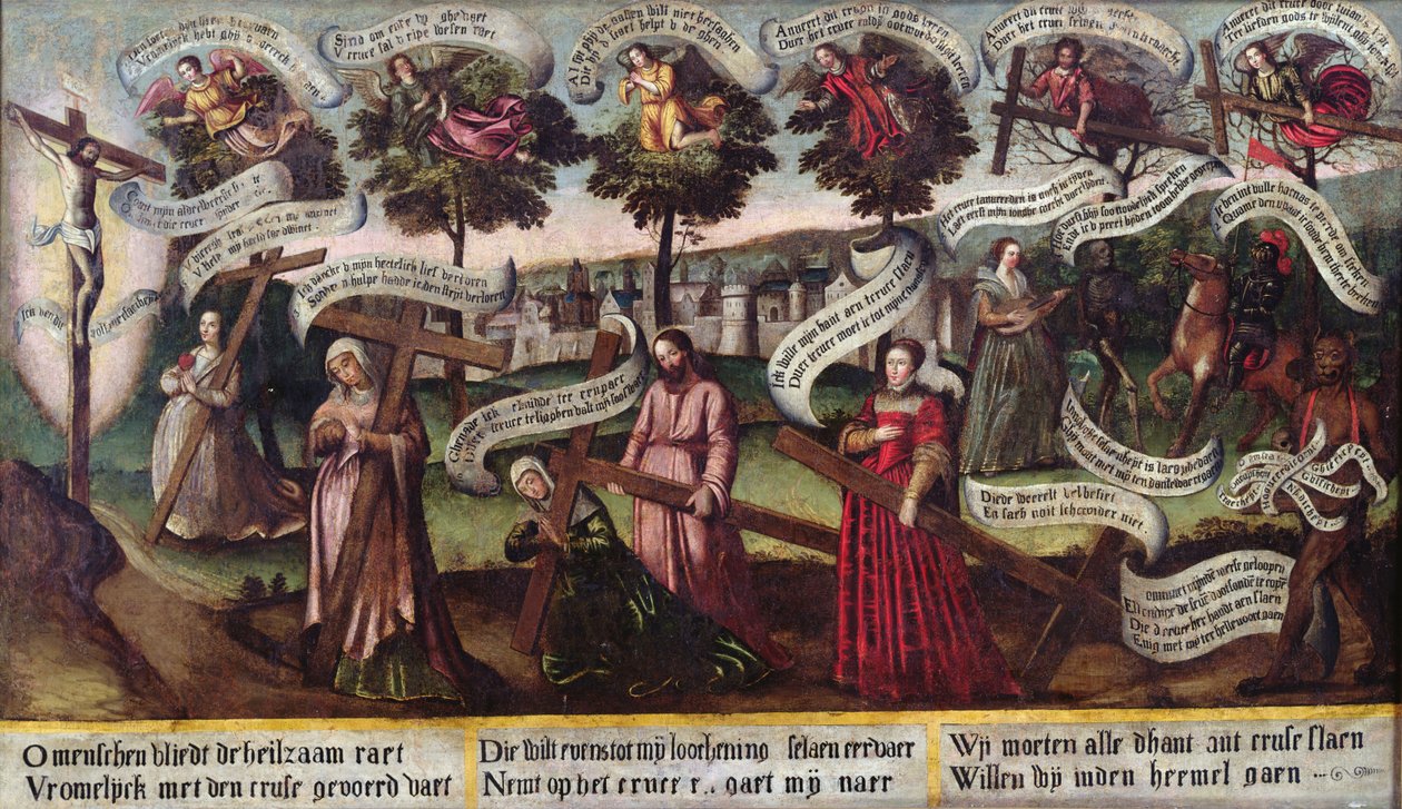 Křížová cesta od Flemish School