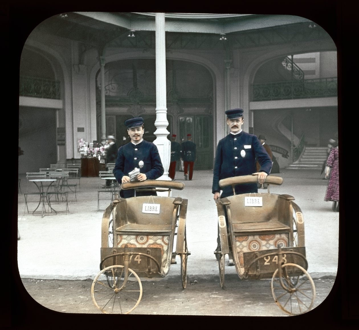 Pařížská expozice: Chemie a stroje, 1900 (sklíčko s lucernou) od French Photographer