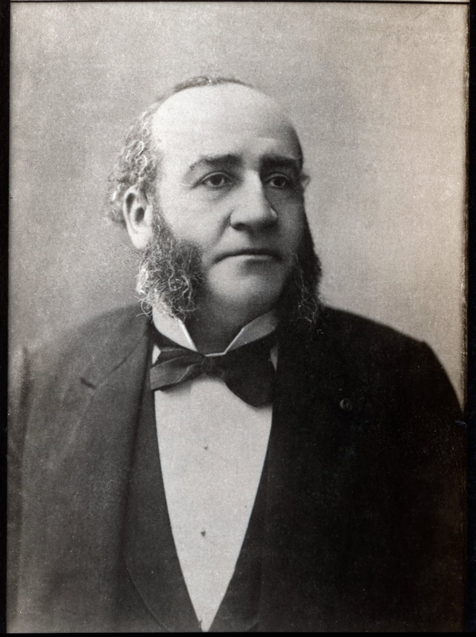 Portrét Jules Emile Pean (1830-1898), francouzský chirurg. od French Photographer