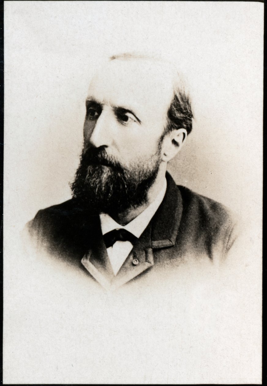 Portrét Aime Jules Dalou (1838-1902), francouzského sochaře. od French Photographer