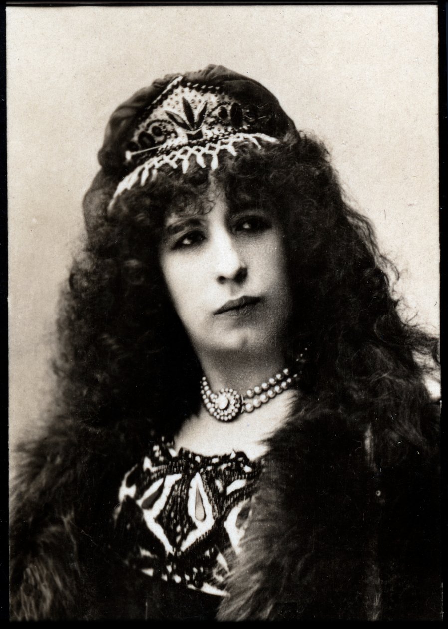 Portrét Aimee Tessandier (1851-1923), francouzské herečky. od French Photographer