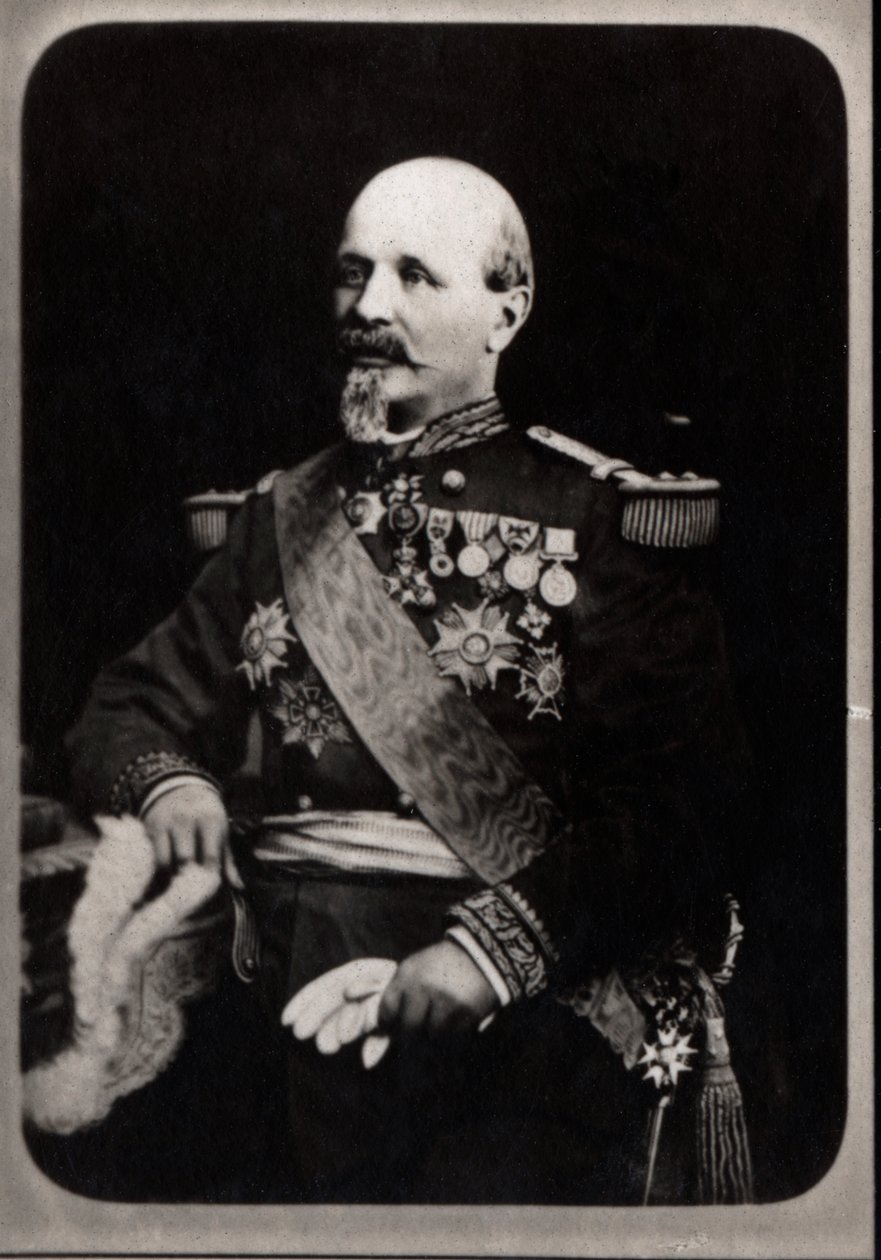 Portrét Antoine Eugene Alfred Chanzy (1823-1883), francouzský generál. od French Photographer