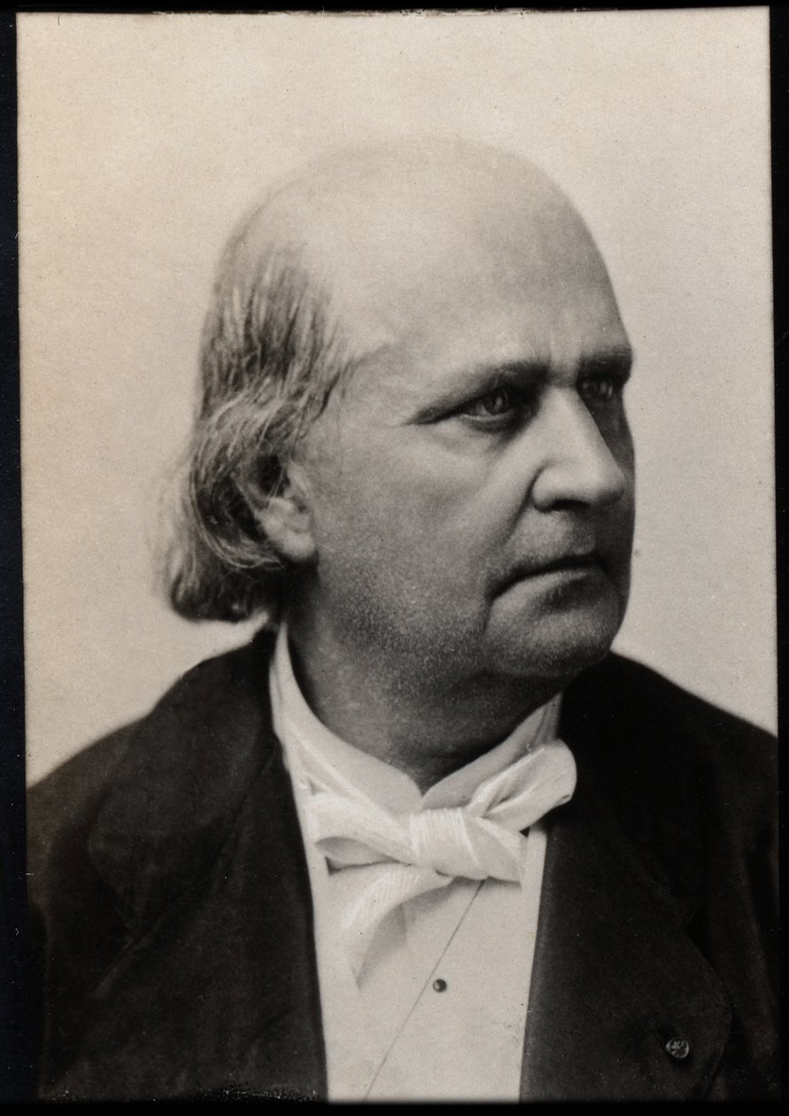 Portrét Charles Marie Leconte de Lisle (De Lisle) (1818-1894), francouzský básník. od French Photographer