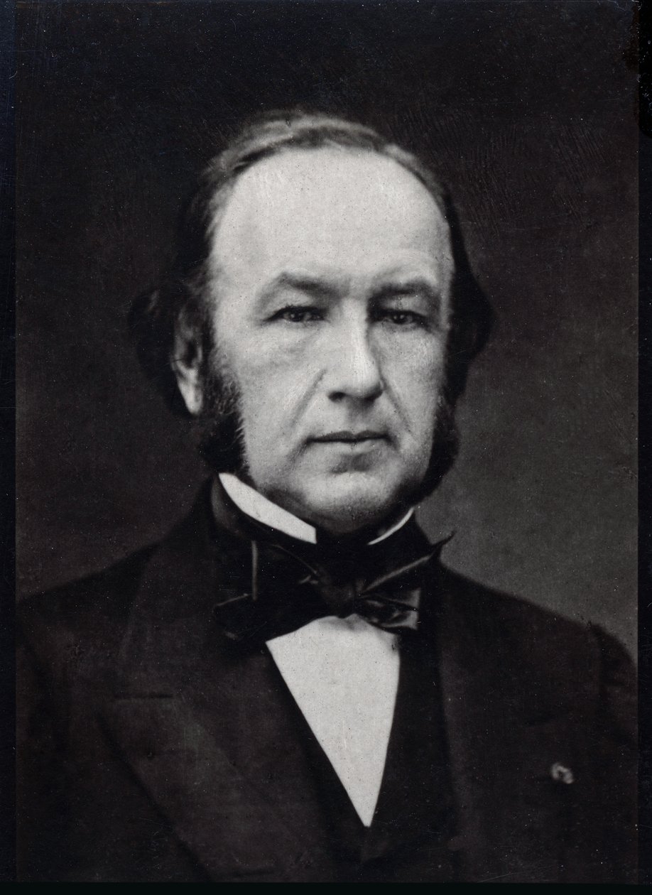Portrét Clauda Bernarda (1813-1878), francouzského fyziologa. od French Photographer
